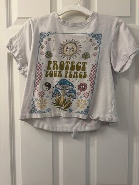 Protect Your Peace Graphic Tee - White